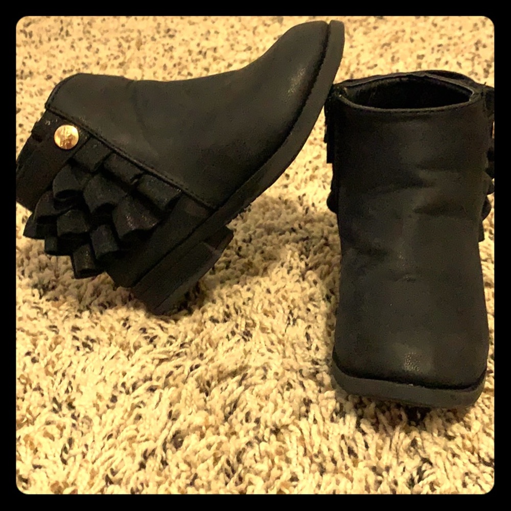 Black girls boots. 8 toddler